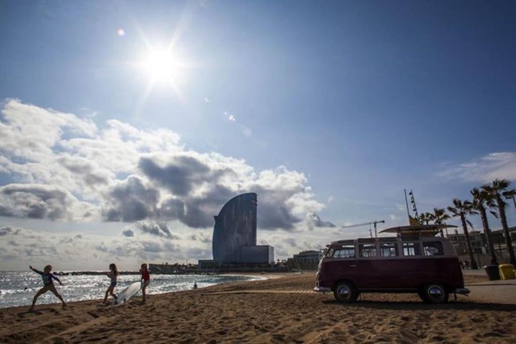 Lovely & Bright Vila Olimpica Beach Apartment Barcelona Exterior foto